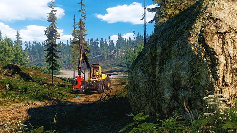 Többműveletes harveszter szimulátor