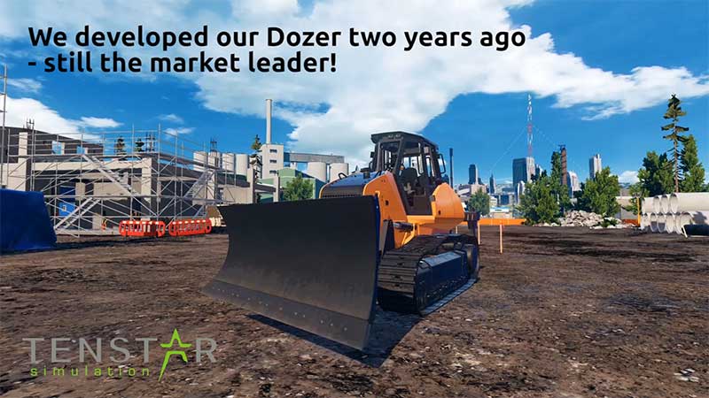 Tenstar dózer-szimulátor Tenstar dózer-szimulátor