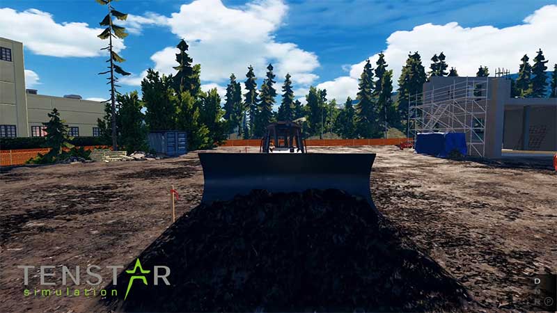 Tenstar dózer-szimulátor Tenstar dózer-szimulátor