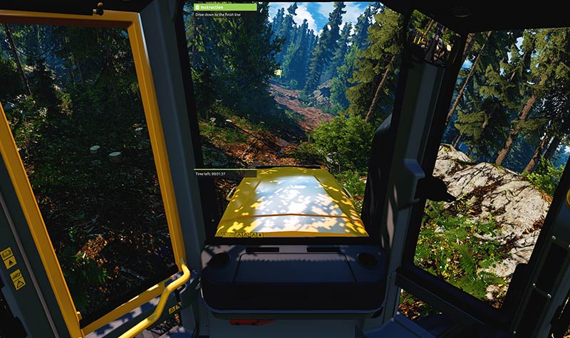 Tenstar kihordó szimulátor belső nézet