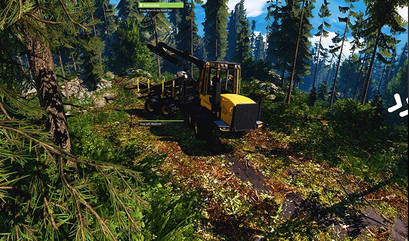 Tenstar erdészeti kihordó szimulátor