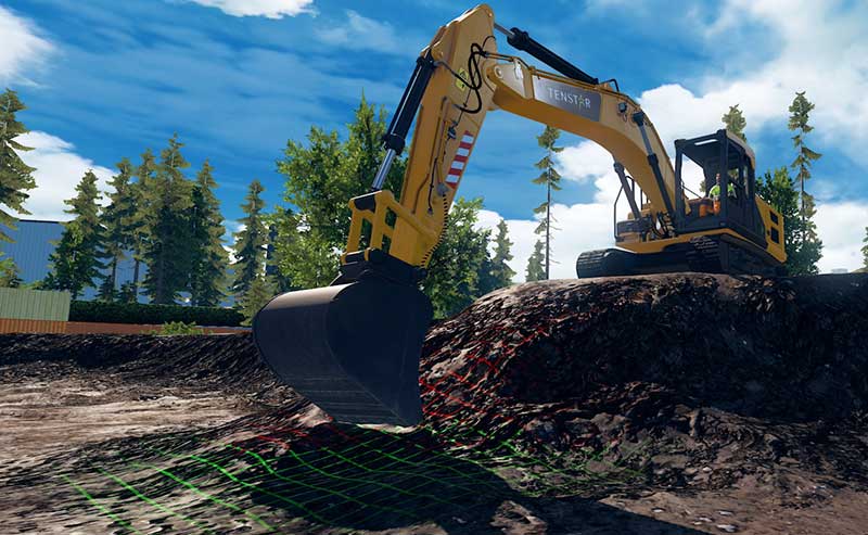 Tenstar kotrógép-szimulátor Tenstar kotrógép-szimulátor