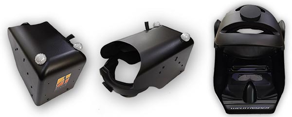 Custom developed VR headset